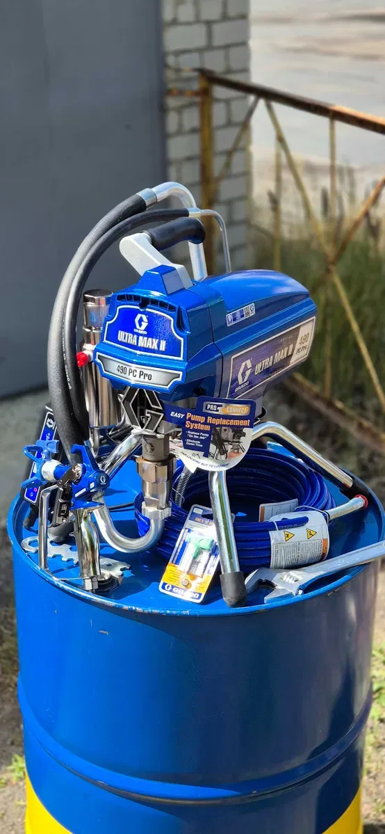 Graco Ultra Max II 490 PC Pro Фарбувальний безповітряний апарат  (Грако Ультра Макс II 490 PC Pro) — фото 4