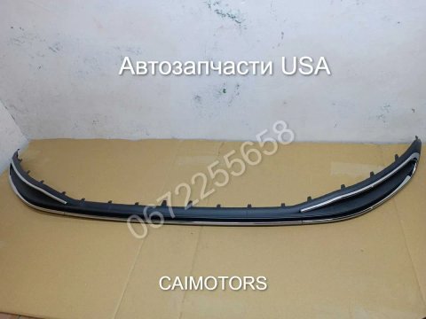 Губа спойлер накладка хром молдинг заднего бампера Passat B9 B8 B7