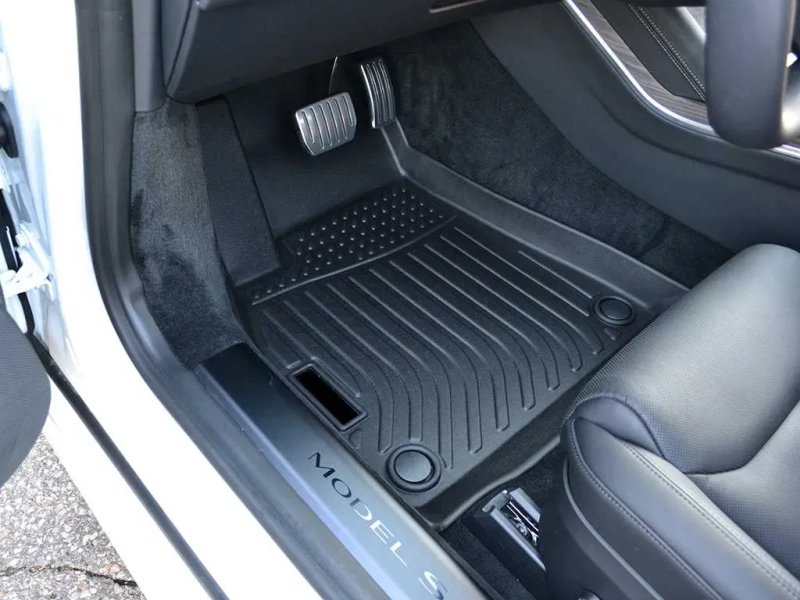 Гумові 3D килимки в салон Tesla Model S 3 X Y Теслу МС М3 МХ МУ коврики для Теслы — фото 5