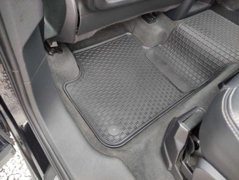 Гумові килимки в салон Audi Q7 Ауді Ку 7 2005-2025 коврики резиновые Ауди Ку7 — фото 3
