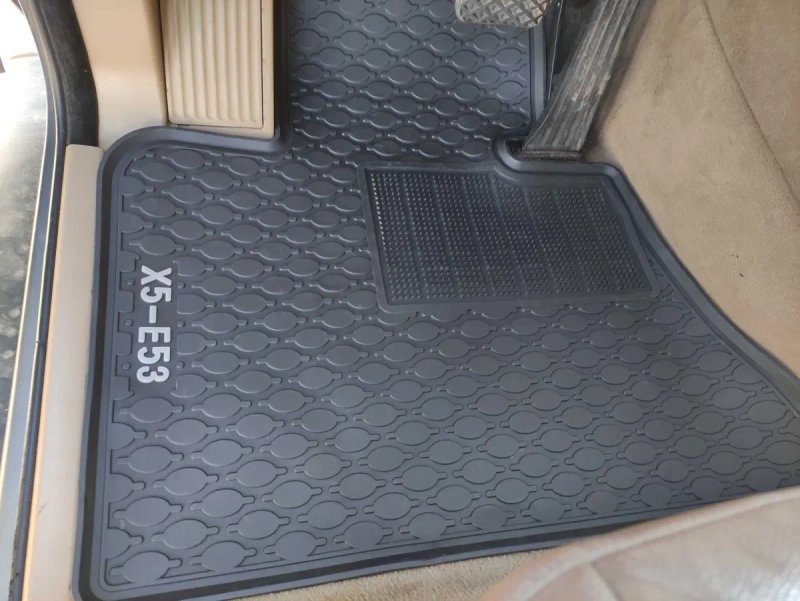 Гумові килимки в салон BMW X5 E53 коврики резиновые БМВ Х5 Е53 БМВ Х5 Є53 Ікс5 — фото 4