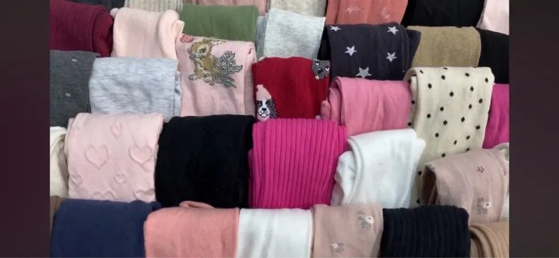H&M дитячі колготи сток ОПТОМ, гуртівня шкарпеток колгот — фото 2