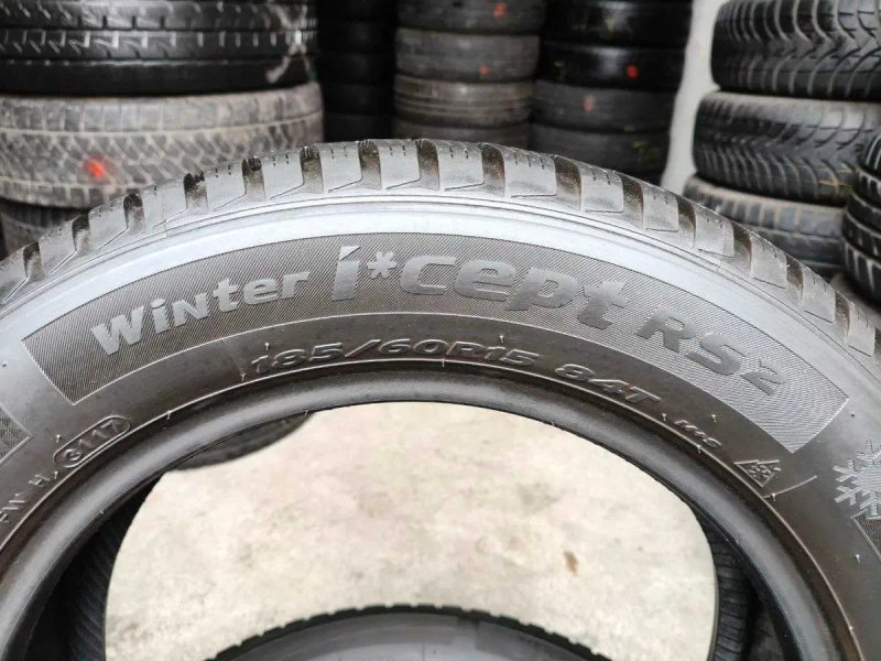 Hankook Winter I*cept RS2 185/60r15 2шт, 17год, 7мм, ЗИМА. Привезены из Германии — фото 7