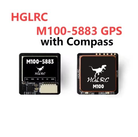 HGLRC M100 5883 RushFPV GPS GNSS mini M10 модуль 18х18