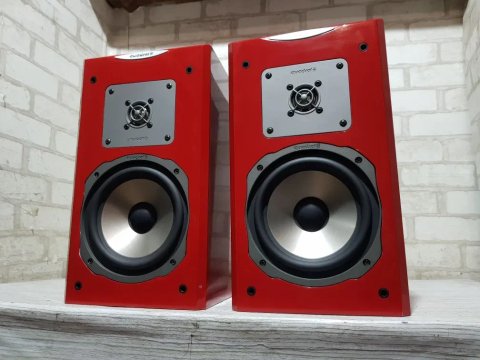 Hi-Fi Акустика QUADRAL PLATINUM S., ALTIMA 170 мм, 120 Вт, 35–28 000 Гц, Piano Red, б/у