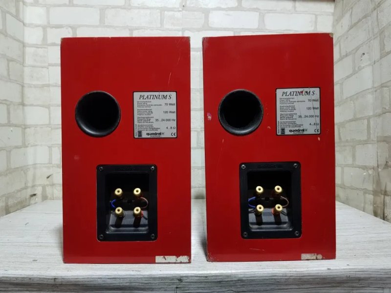 Hi-Fi Акустика QUADRAL PLATINUM S., ALTIMA 170 мм, 120 Вт, 35–28 000 Гц, Piano Red, б/у — фото 7