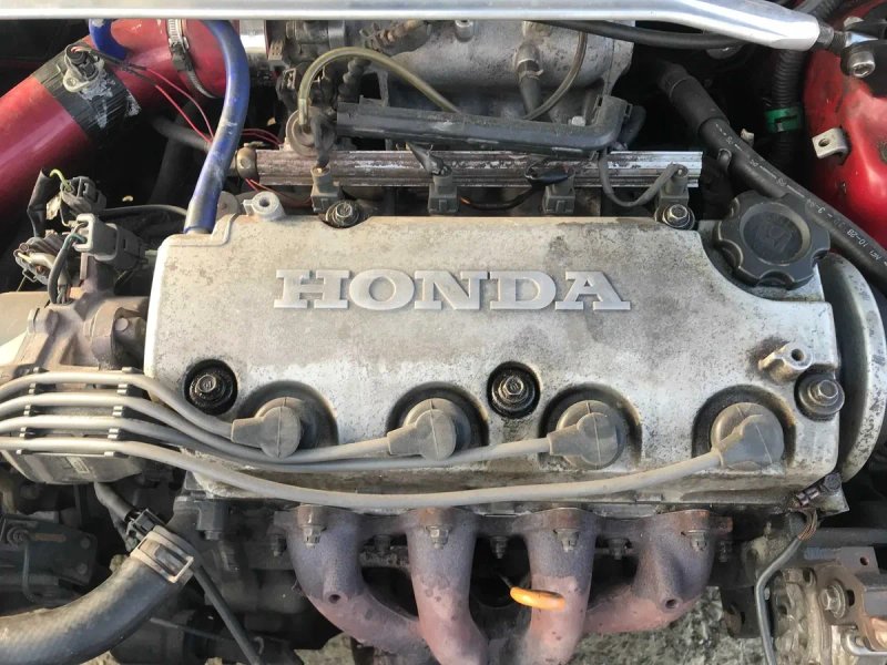 Honda civic Ej2 coupe D16Z9 /капот — фото 8