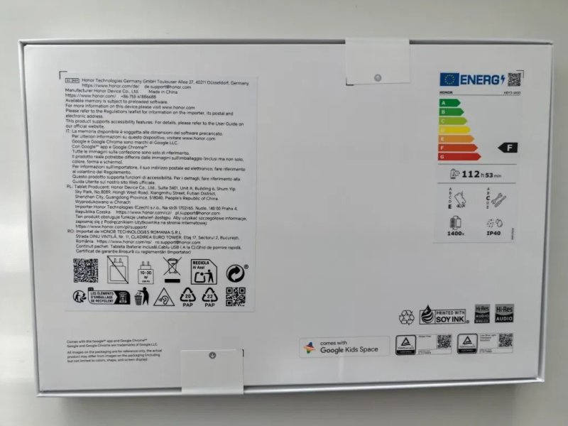 Honor Pad 10, 8/256, європейська версія + чохол книжка + зарядний пристрій. — фото 2