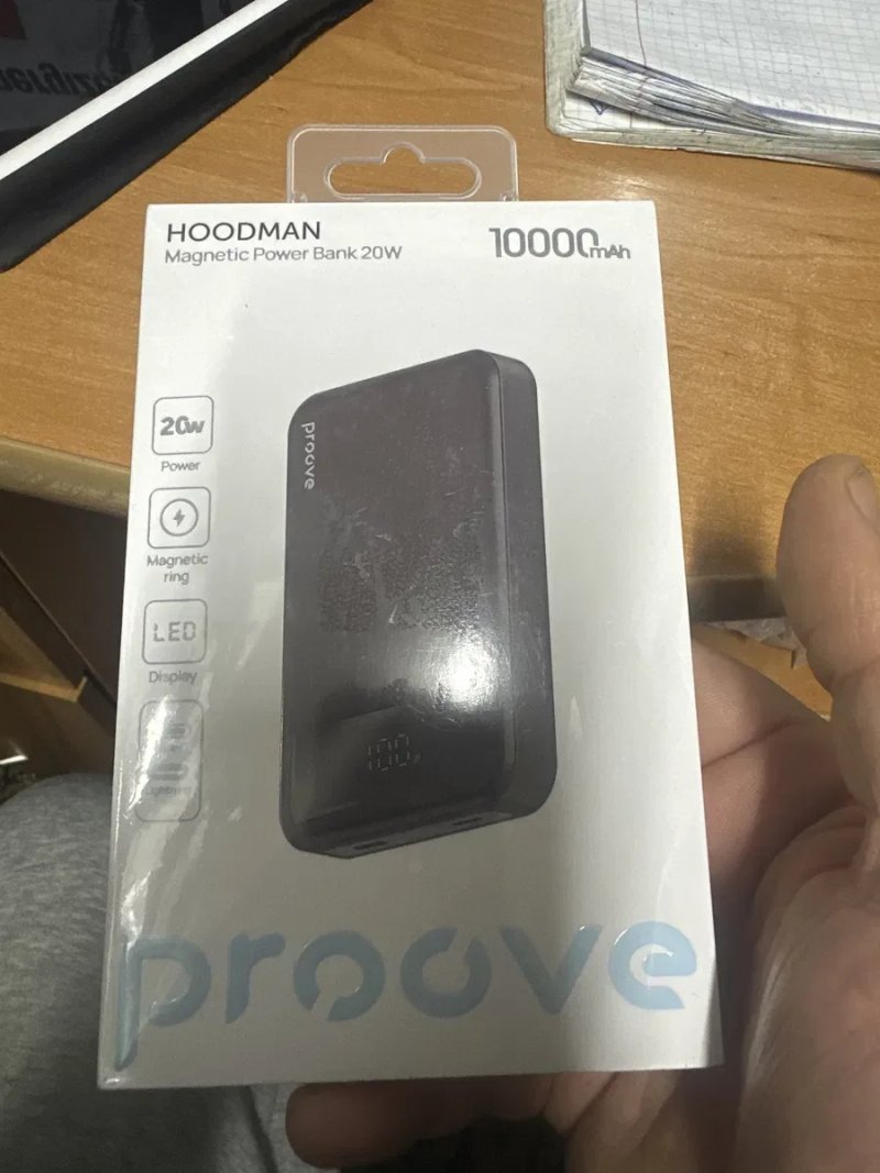 Hoodman magnetic PowerBank Proowe 10000 mAh — фото 2