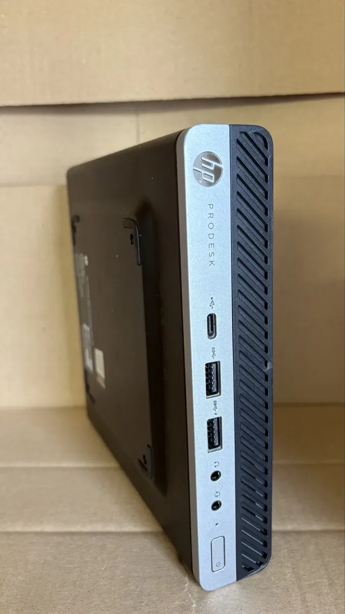 HP prodesk 600 g4 mini i3-8100t/i5-8500t / 8Gb DDR4 / SSD M.2nvme 256 GB неттоп — фото 3