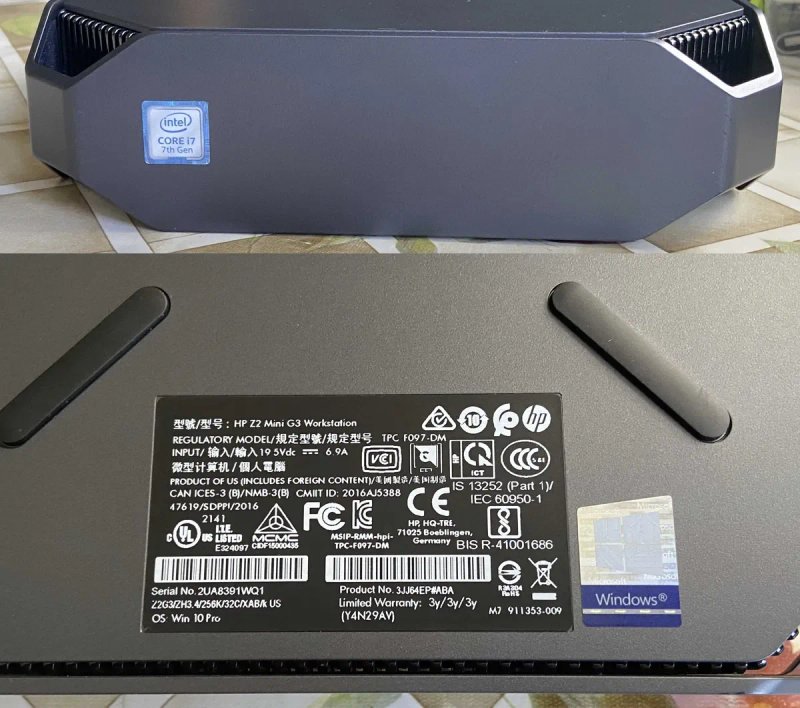 HP Z2 Mini G3 Workstation Entry — i7-6700 16GB DDR4 SSD 128GB M.2 NVMe Win11 — Гарантія ФОП — фото 3