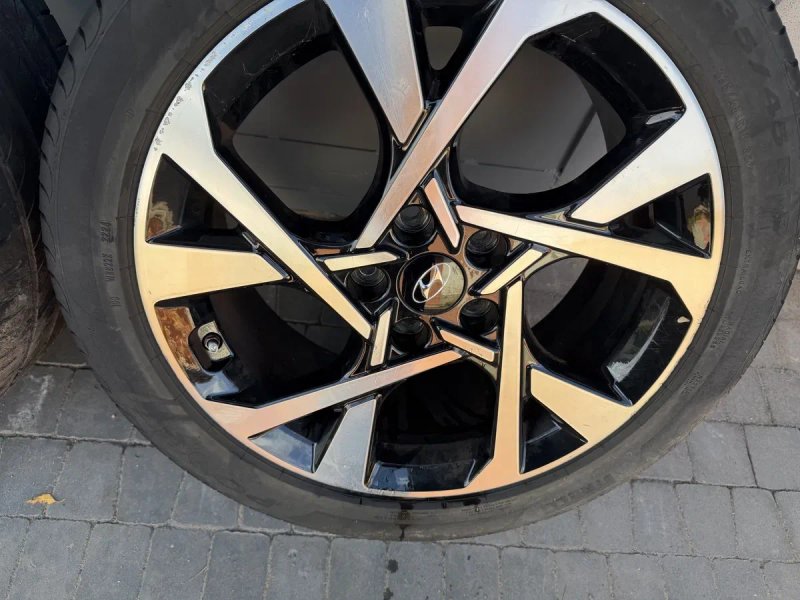 Hyundai kona титанові диски r18 5/14.3 — фото 4