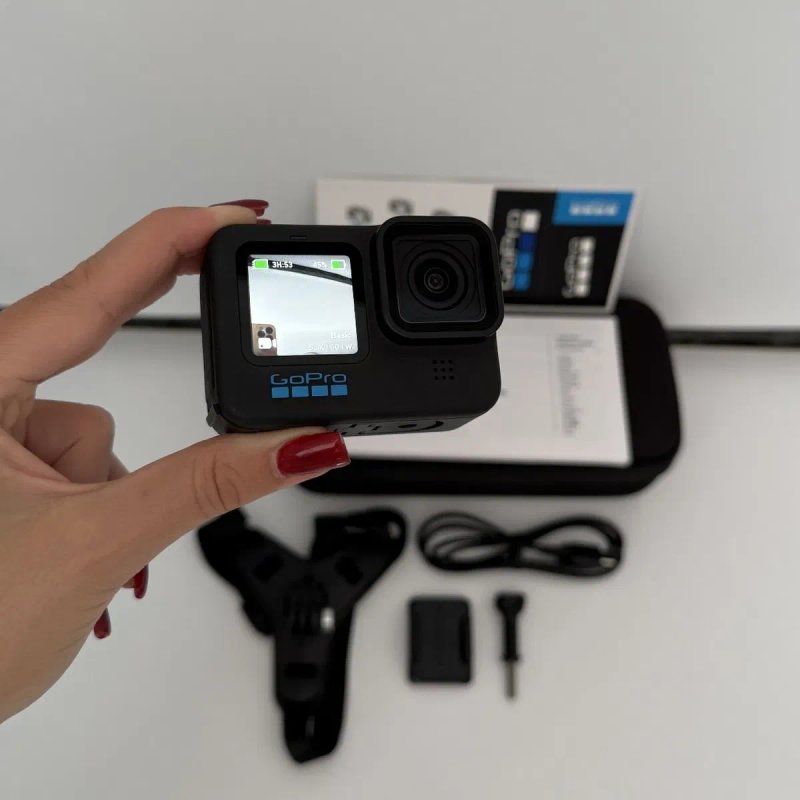 Ідеал! GoPro 10 Black екшн камера преміум якості для спорту подорожей природи відео зйомка гоу про 5.3K 60/FPS — фото 7