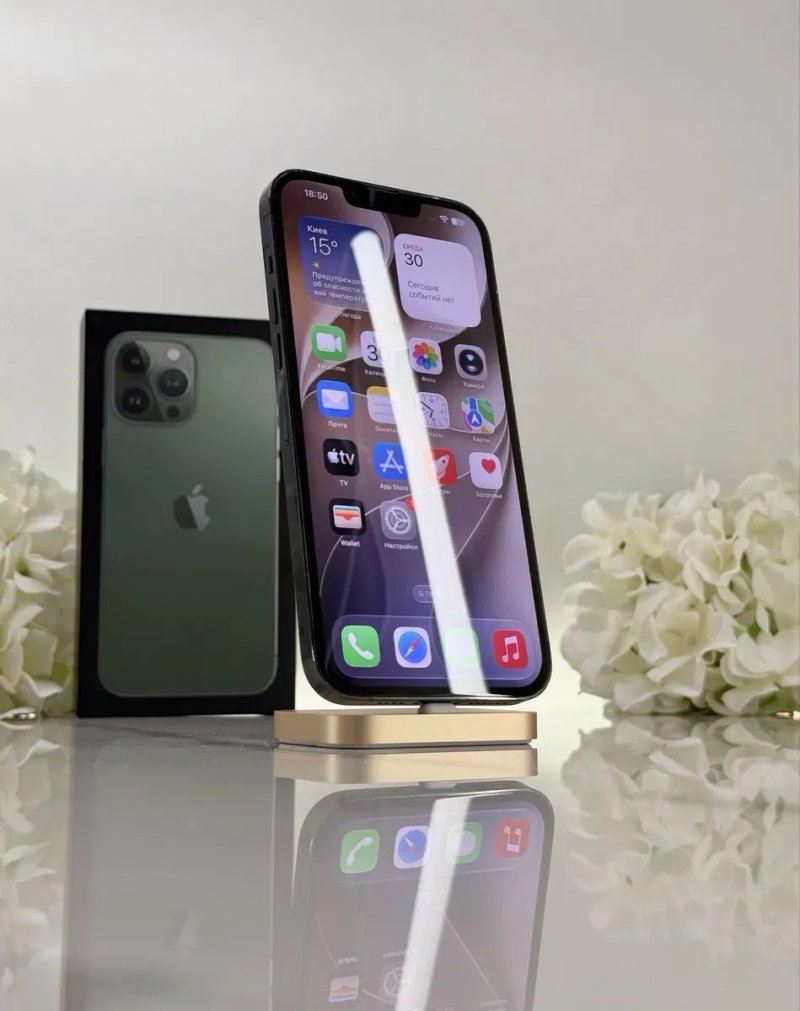 Ідеальний iPhone 13 Pro Max 100%АКБ Neverlock 128GB (Магазин Гарантія) — фото 2
