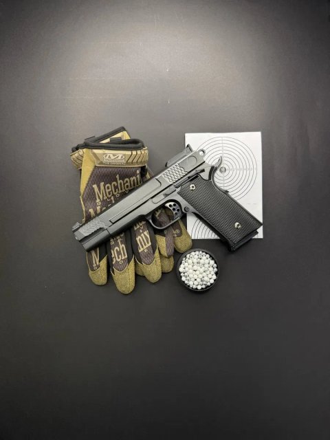 Іграшковий металевий пістолет Browning G20 Galaxy 6 мм пружинний