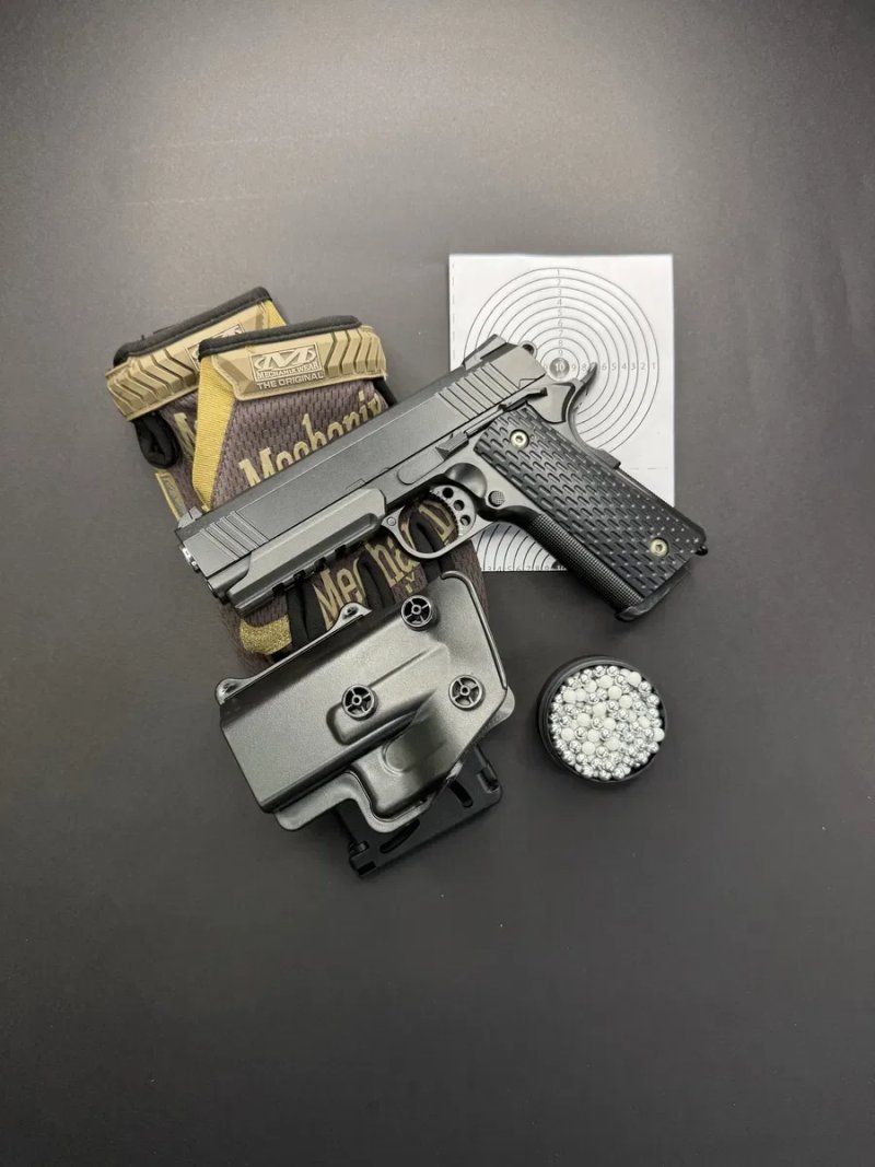 Іграшковий металевий пістолет Colt Force з кобурою G25+ 6 мм пружинний — фото 2