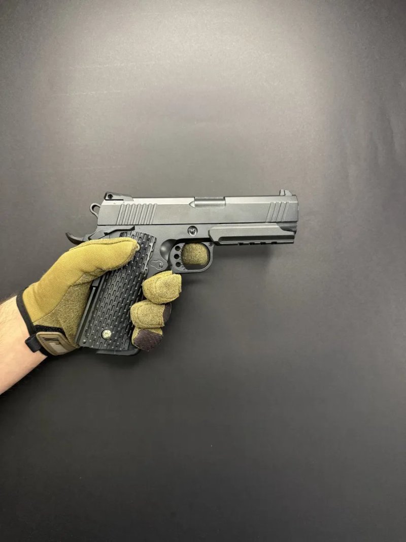 Іграшковий металевий пістолет Colt Force з кобурою G25+ 6 мм пружинний — фото 4