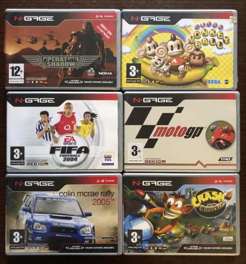 Ігри для Nokia N-Gage: X-Men, Tomb Raider, Sonic, Spider-Man, Splinter Cell, Sims Rayman Red Faction, Crash FIFA, Call of Duty, Asphalt — фото 3