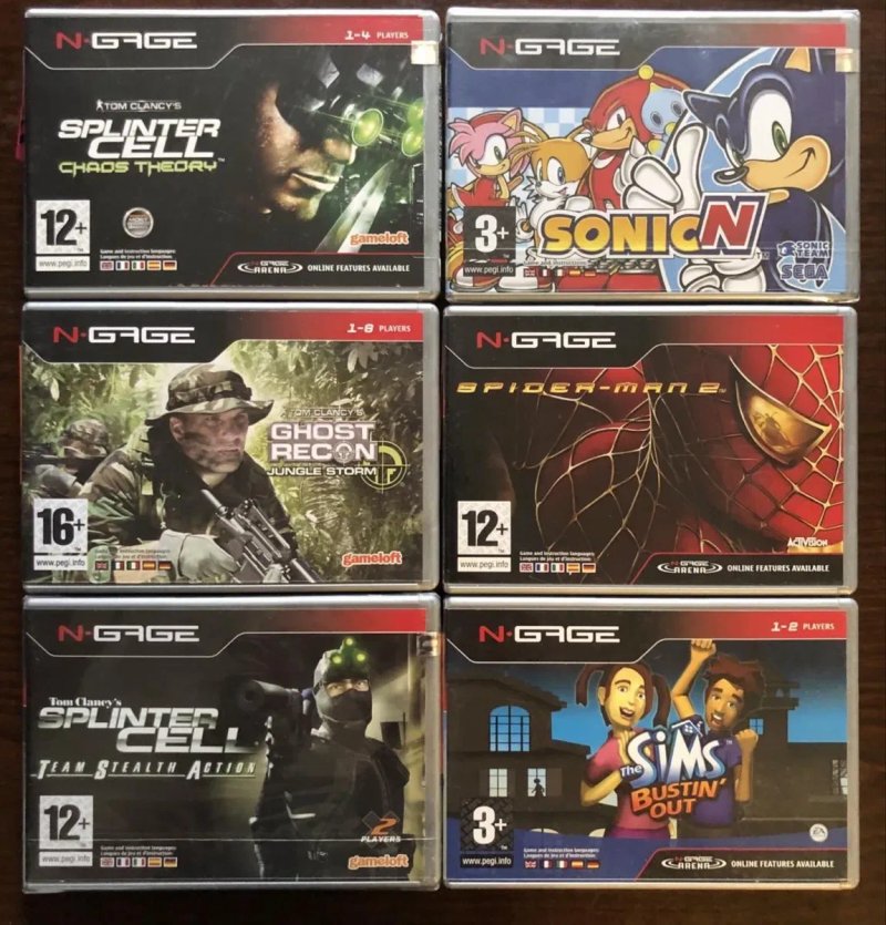 Ігри для Nokia N-Gage: X-Men, Tomb Raider, Sonic, Spider-Man, Splinter Cell, Sims Rayman Red Faction, Crash FIFA, Call of Duty, Asphalt — фото 4
