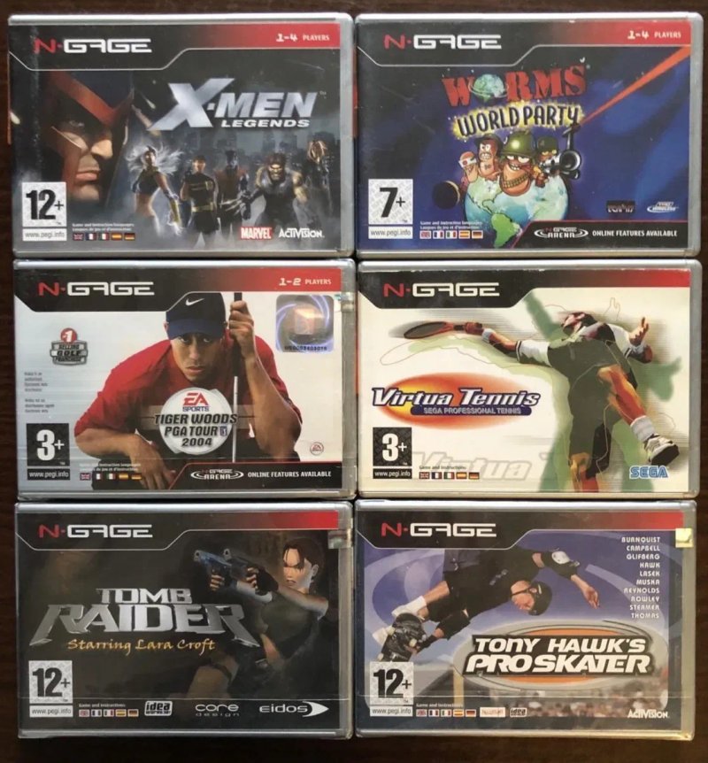 Ігри для Nokia N-Gage: X-Men, Tomb Raider, Sonic, Spider-Man, Splinter Cell, Sims Rayman Red Faction, Crash FIFA, Call of Duty, Asphalt — фото 5