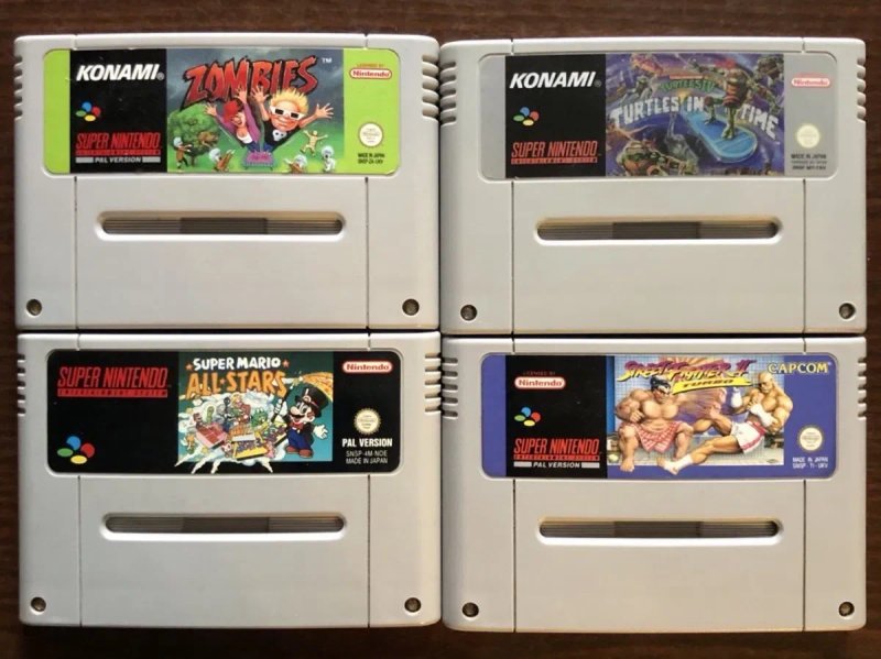 Ігри для Siper Nintendo (SNES), Super Famicom: Zombies, Mortal Kombat, Jungle Book, Castlevania Contra, Wolfenstein, Turtles, Super Mario, Donkey Kong — фото 3