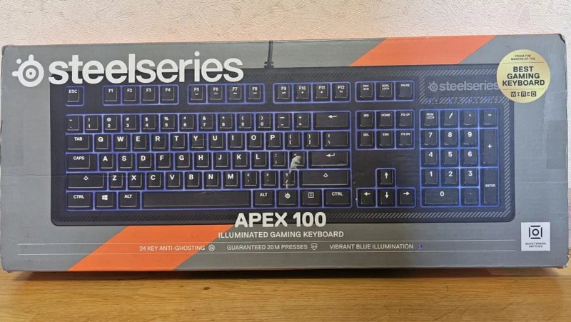 Ігрова клавіатура SteelSeries Apex 3 RGB, SteelSeries Apex 100,Бездротова механічна клавіатура SteelSeries Apex Pro TKL Wireless — фото 4