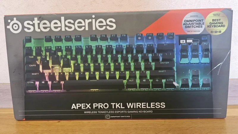 Ігрова клавіатура SteelSeries Apex 3 RGB, SteelSeries Apex 100,Бездротова механічна клавіатура SteelSeries Apex Pro TKL Wireless — фото 5