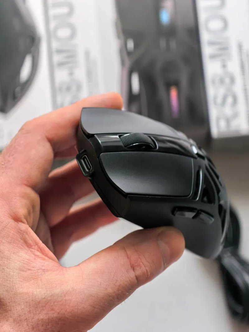 Игровая беспроводная мышь с экраном SMAILWOLF RS8 10000 dpi — фото 5