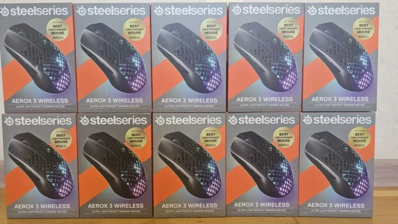 Ігрові бездротові мишки SteelSeries Aerox 3 / 5 / 9 Wireless (Оригінал) — фото 4