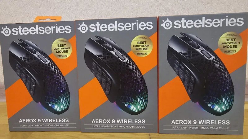 Ігрові бездротові мишки SteelSeries Aerox 3 / 5 / 9 Wireless (Оригінал) — фото 7