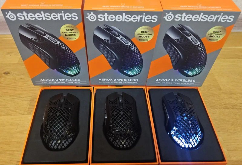 Ігрові бездротові мишки SteelSeries Aerox 3 / 5 / 9 Wireless (Оригінал) — фото 8