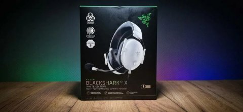 Ігрові навушники Razer BlackShark V2 X White Edition | Гарнітура для ПК, PS, Xbox, Switch / СТАН БЛИЗЬКИЙ ДО НОВОГО