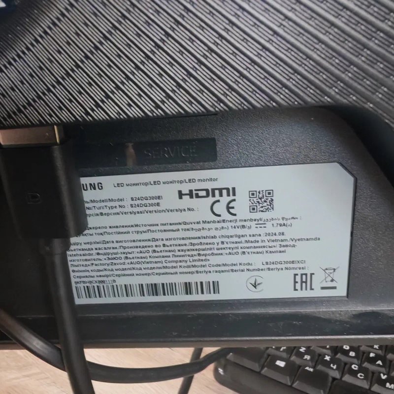 Ігровий монітор 180Hz Samsung Odyssey G3 24" / Коробка — фото 2