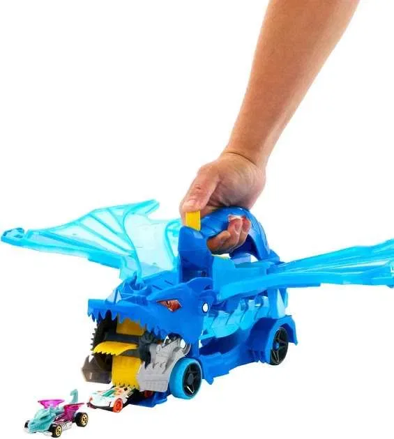 Ігровий набір Hot Wheels City Ultimate dual dragon Транспортер-трансформер Два дракони — фото 5