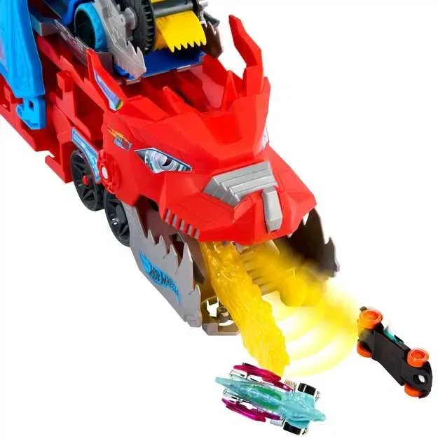 Ігровий набір Hot Wheels City Ultimate dual dragon Транспортер-трансформер Два дракони — фото 6