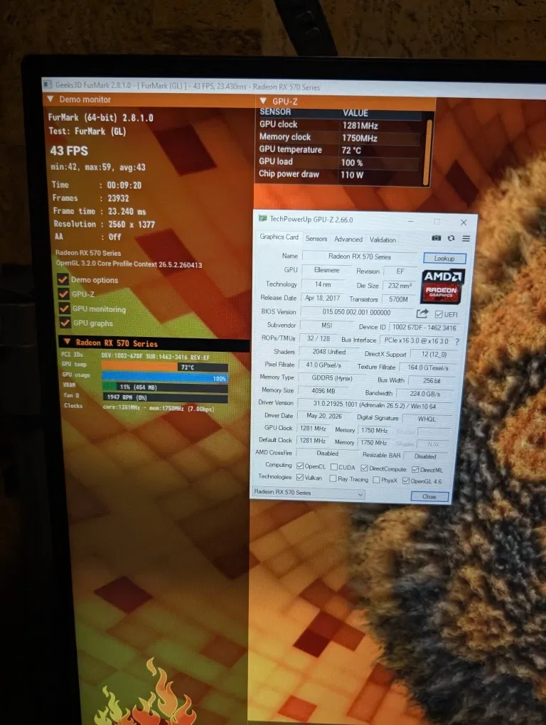 Ігровий ПК Core i5-7600K 4.60GHz/16GB DDR4/SSD+HDD/MSI RX 570 — фото 6