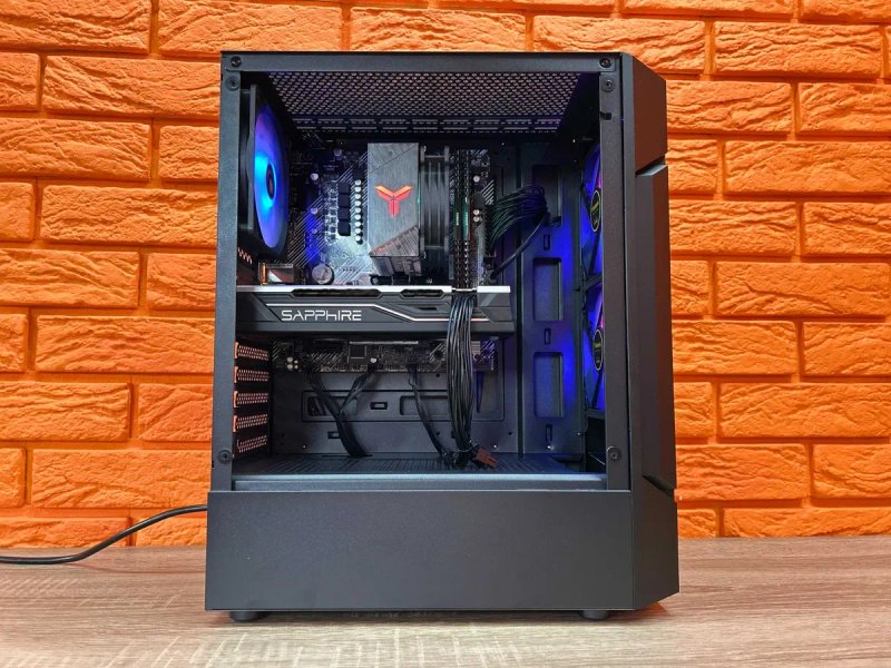Ігровий пк/Ryzen 5 5500 (6 ядер) 16 RAM, 512GB M2 SSD/ 600W/RX580 8Gb/Гарантія — фото 3