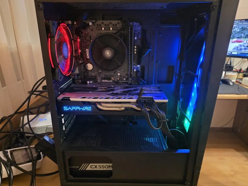 Ігровий пк Ryzen 5 + RX590 8Gb + 16GB DDR4 +SSD + HDD — фото 3