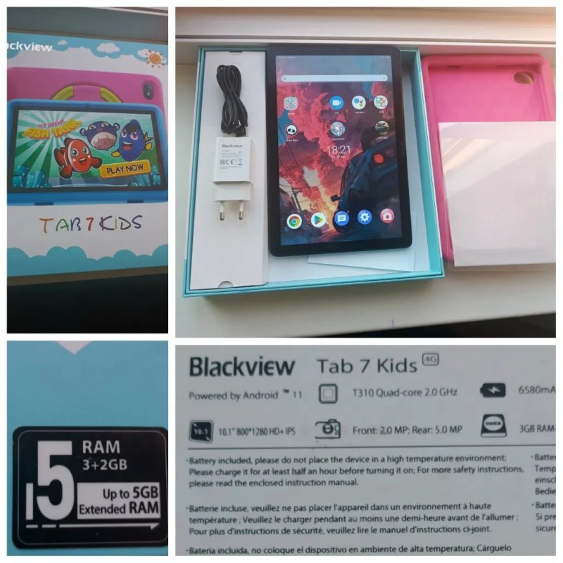 Ігровий Планшет Blackview Tab7 10"дюймів  ,5Гб/32Гб+Комплект — фото 5