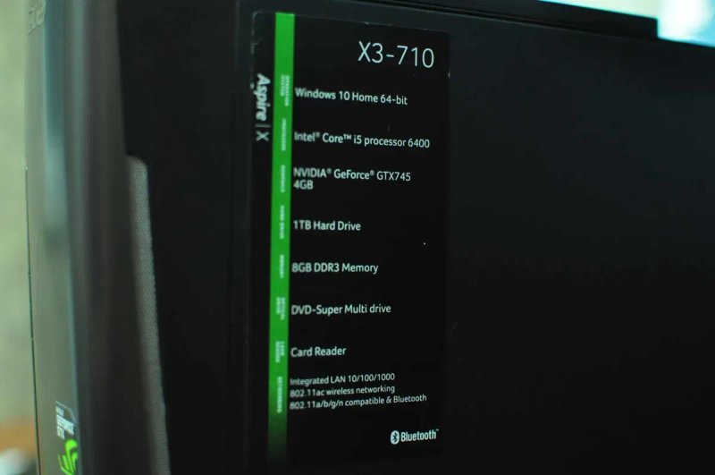 Игровой компьютер Acer X3 ( Core i5/ОЗУ 8гб//GTX 745-4gb) — фото 2