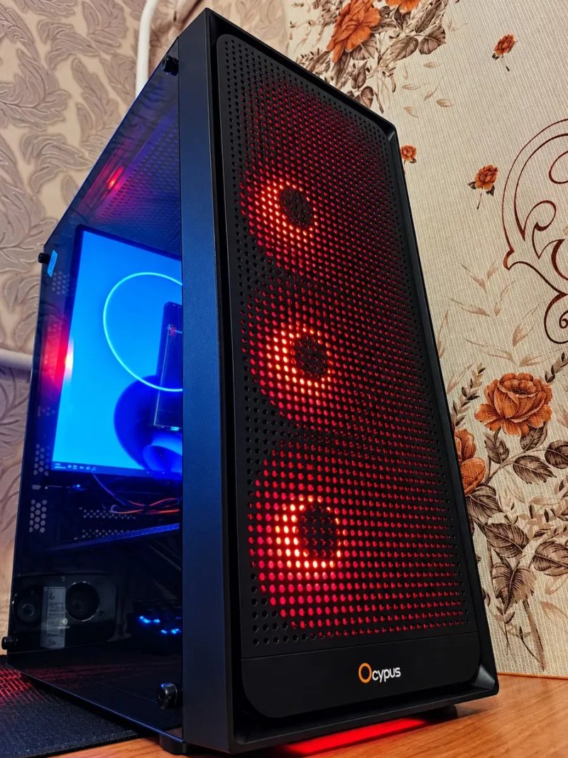 Игровой компьютер Ocypus ARGB/ RTX 5050 8G гарантия/ B550/R5 3600/ 16 OZU DDR 4/ SSD Nvme Kingston 1tb — фото 2