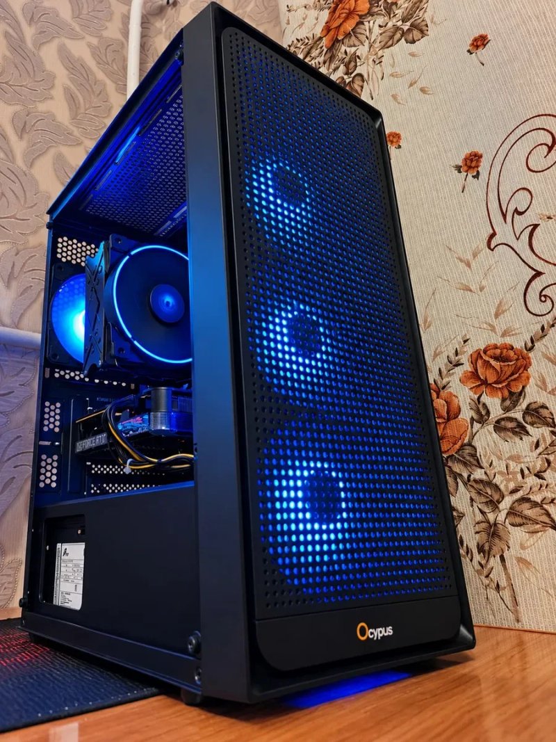Игровой компьютер Ocypus ARGB/ RTX 5050 8G гарантия/ B550/R5 3600/ 16 OZU DDR 4/ SSD Nvme Kingston 1tb — фото 3