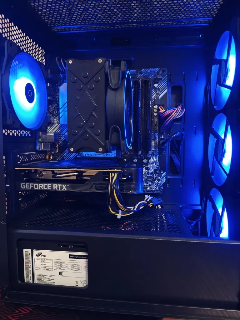 Игровой компьютер Ocypus ARGB/ RTX 5050 8G гарантия/ B550/R5 3600/ 16 OZU DDR 4/ SSD Nvme Kingston 1tb — фото 5