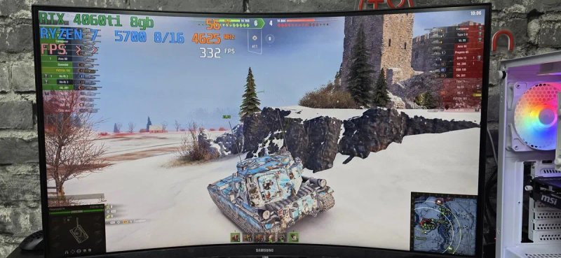 Игровой ryzen7 5700 rtx4060ti Stalker 2 gtaV Rust Pubg WoT Cs2 — фото 3