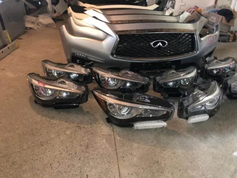 Infiniti Q50 V37 бампер передний новый в сборе РЕСТАЙЛ 2018 год! — фото 2