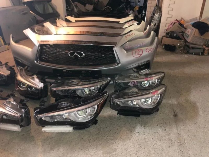 Infiniti Q50 V37 бампер передний новый в сборе РЕСТАЙЛ 2018 год! — фото 3
