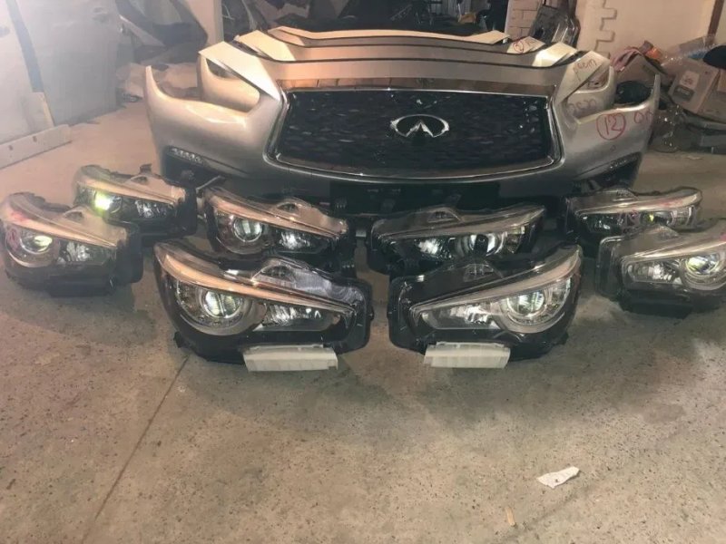Infiniti Q50 V37 бампер передний новый в сборе РЕСТАЙЛ 2018 год! — фото 4