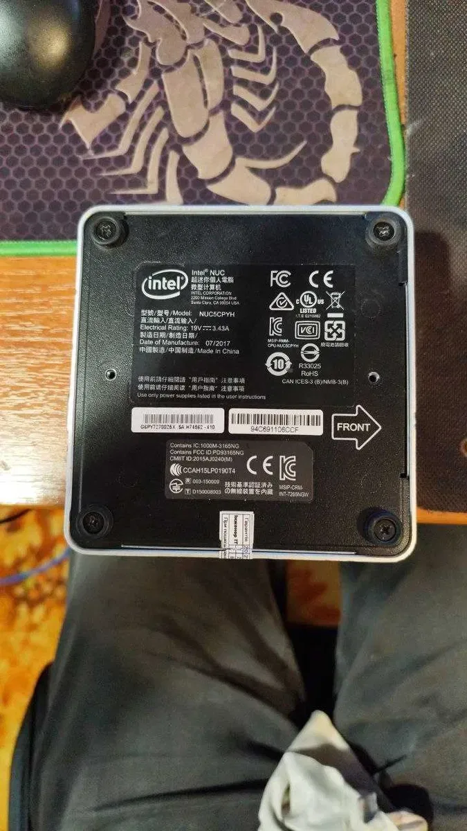 Intel NUC5СPYH Cel3050 ddr3 sata3 wifi ac bluetooth Gigabit Ethernet HomeAssistant 12-19v — фото 8