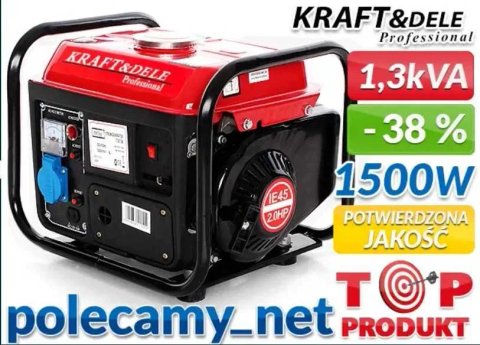 Інвертор 1500W Генератор Kraft VELE KV2000 Газовий MAKITSU