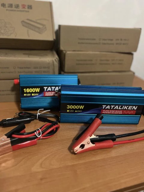 Инвертор 1600w 12в ,3000w 12/24в синус чистый